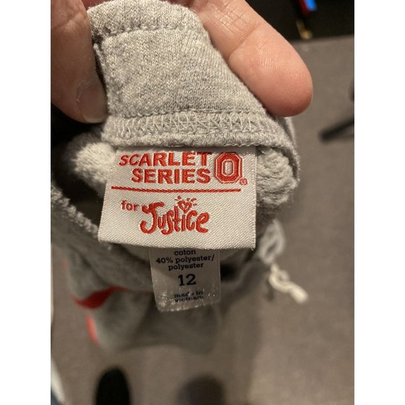 Justice Shorts Ohio Orangemen Football Shorts 12 Sparkle grey - Picture 3 of 3